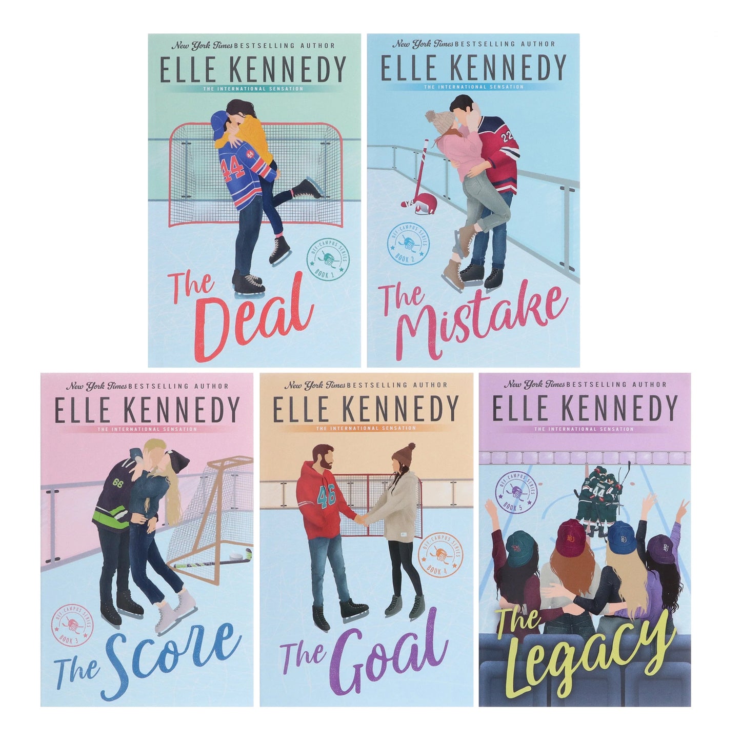 Off-Campus Series by Elle Kennedy (5 Books set)