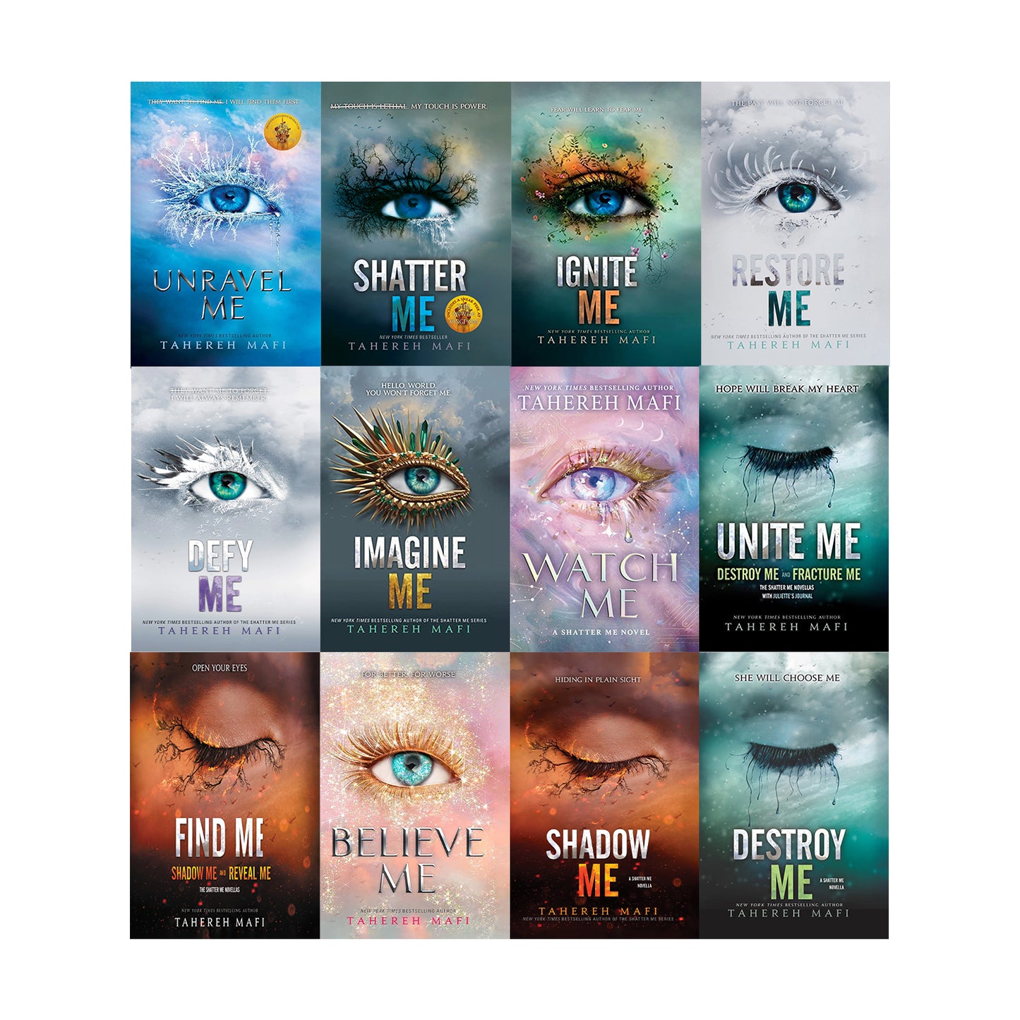 Shatter Me Series by Tahereh Mafi (12 Books)