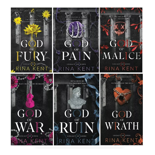 Legacy of Gods Series Collection 6 Books Set By Rina Kent