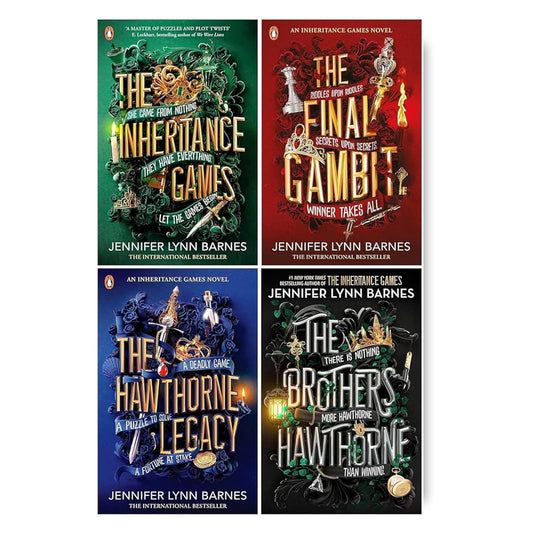 The Inheritance Games Series 4 Books Collection Set By Jennifer Lynn Barnes