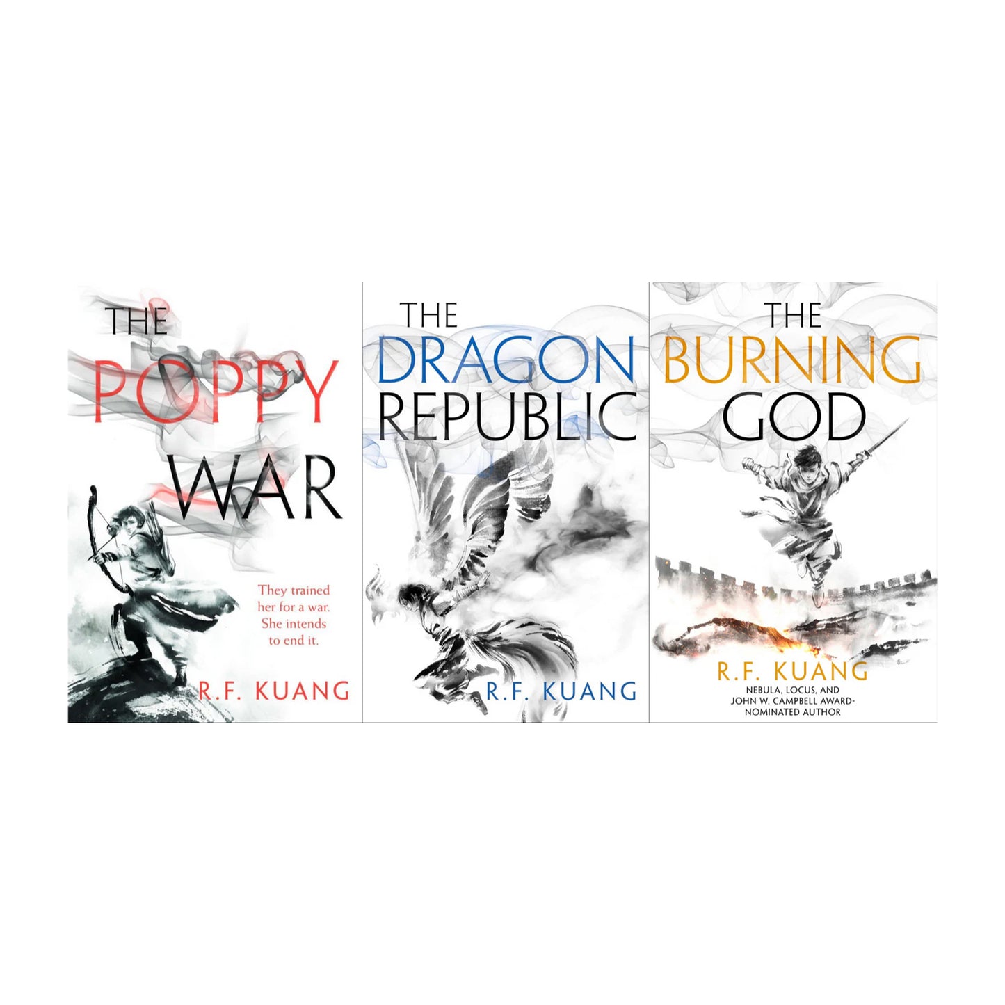 The Poppy War Trilogy Series by R.F. Kuang